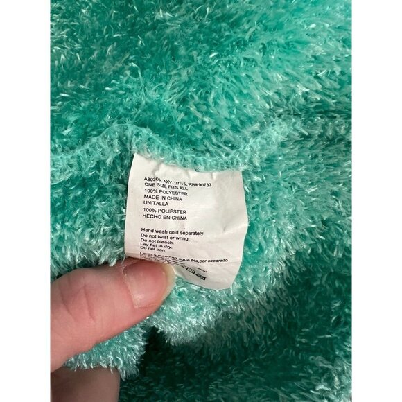 Minty Green Wrap Around Scarf - Picture 5 of 5